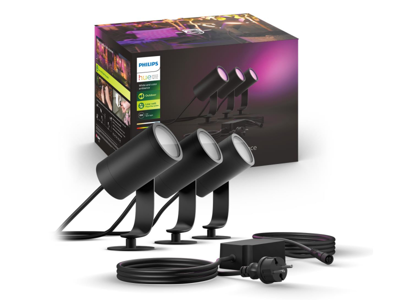 Philips Hue White and color ambiance Reflektor zewn. Lily x3